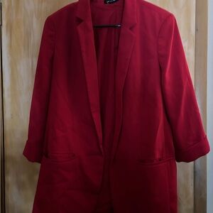 Express Vibrant Red Women's Blazer
